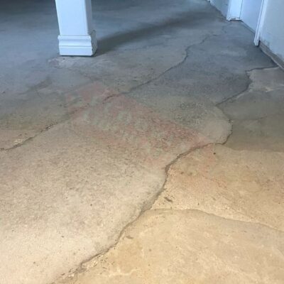 covering basement concrete with vinyl flooring