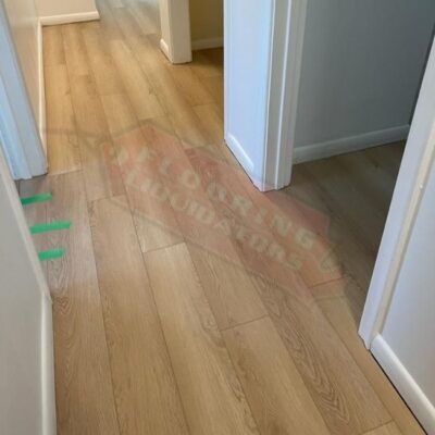installing vinyl floors in hallway