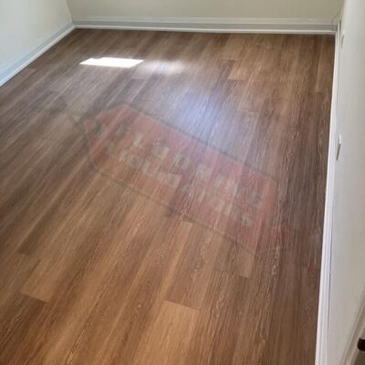 new vinyl flooring installation in home