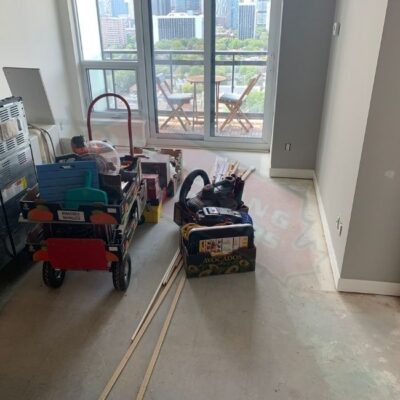 renovating condo with vinyl flooring