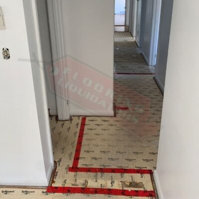 renovating house with vinyl floor