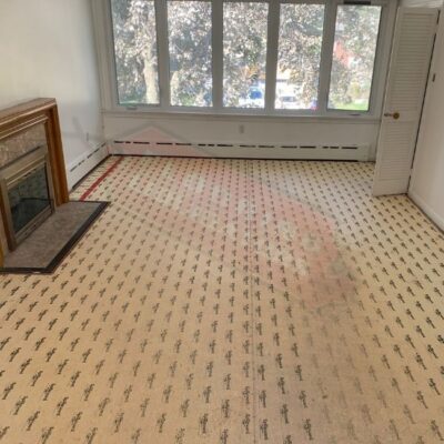 renovating house with vinyl flooring