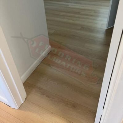 vinyl floor install throughout house