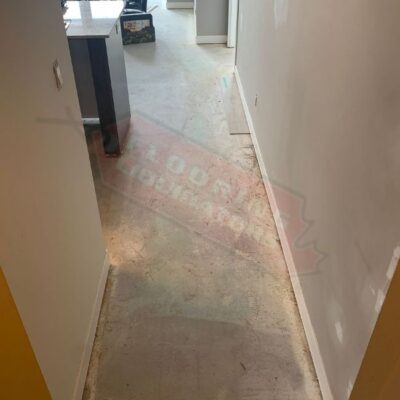 vinyl floors installation for condo renovation
