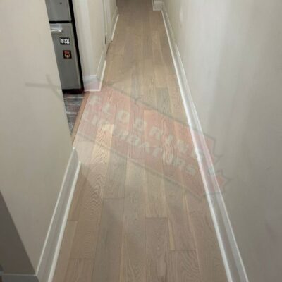 installing engineered hardwood floors through home