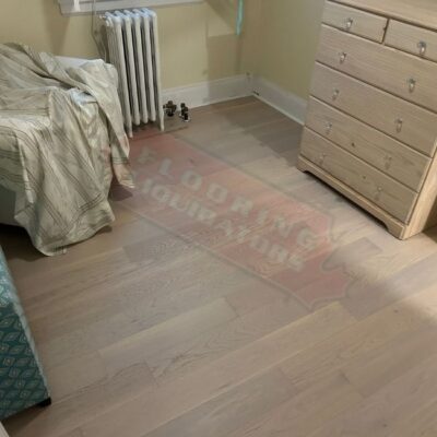 installing engineered hardwood in home
