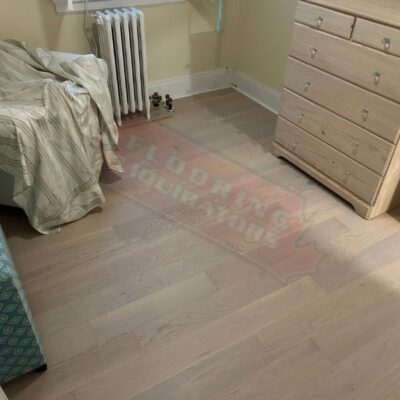 installing engineered hardwood in home