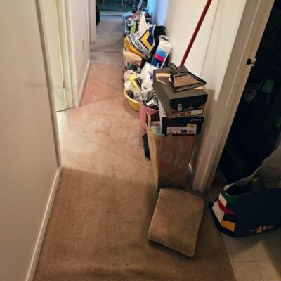 removing old floors in condo