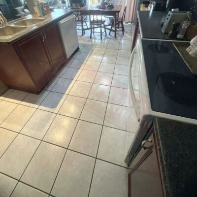 replacing old tile with new vinyl