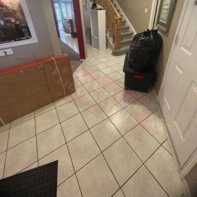 replacing tile floors with vinyl floors