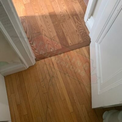 solid hardwood floor transformation