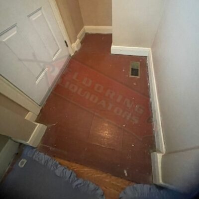 tile floor installation in house