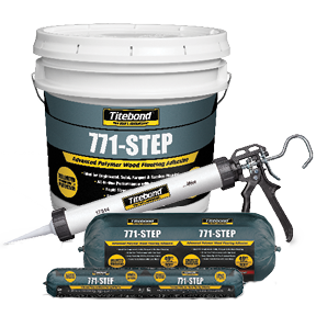 TITEBOND 7719A, 771-Step Wood Flooring Adhesive MOISTURE & SOUND CONTROL 3.5 gallon