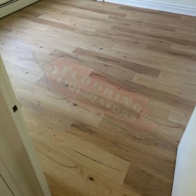 apartment upgrade with vinyl flooring