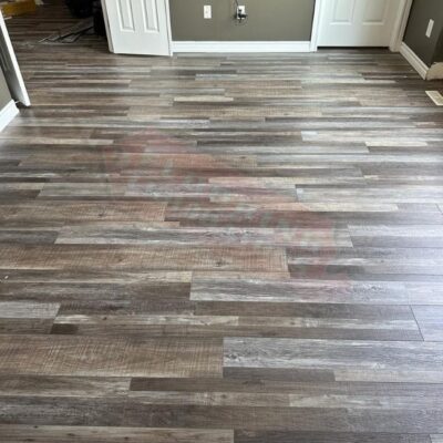 installing vinyl floors for large home