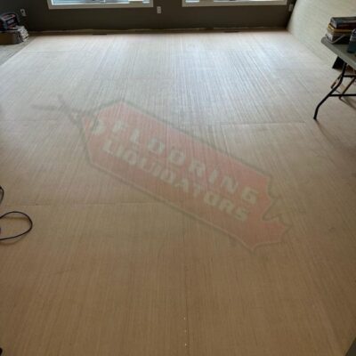 large home vinyl floor installation
