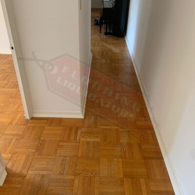 upgrading floors in old apartment with vinyl