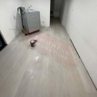 using vinyl to replace floors in basement