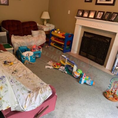 house changes carpet to laminate floors