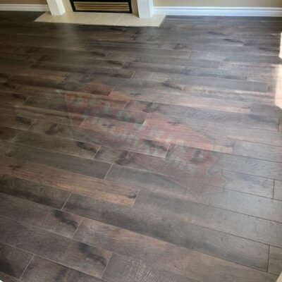 house replaces carpet with laminate