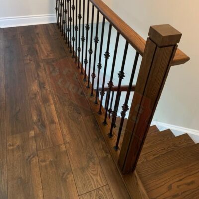 vinyl click flooring installed in multi floor home