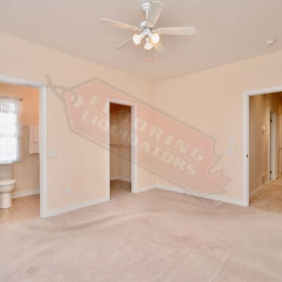 vinyl floor installed in newly bought home