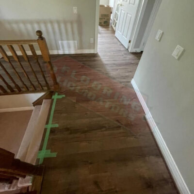 vinyl flooring install in newly bought home