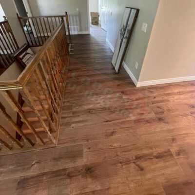 vinyl flooring install in newly bought house