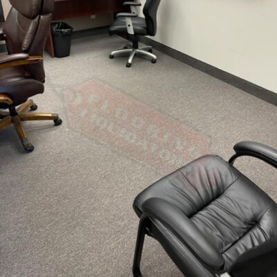 installing carpet tile in office space