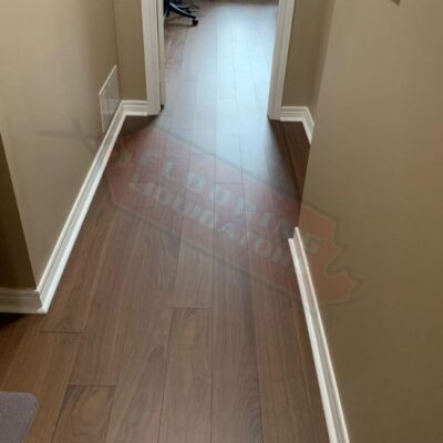 installing hardwood in home and stairs