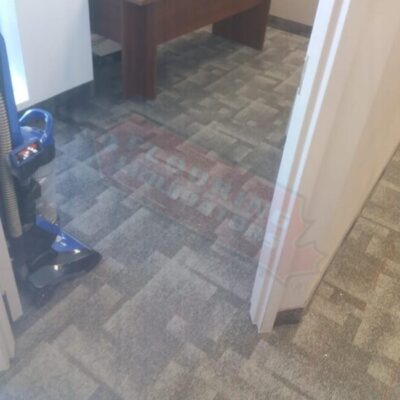 replacing carpet tile in office