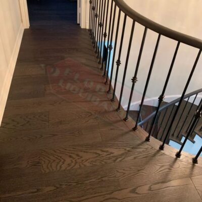 brand new hardwood floors installation in home