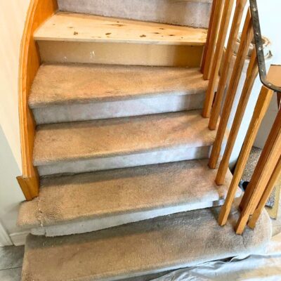 brand new hardwood install in home