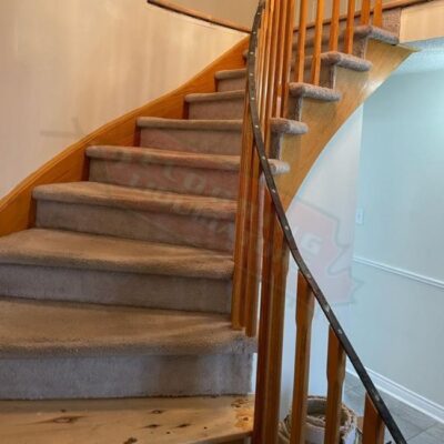 brand new hardwood installation in home