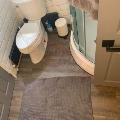 home renovation new vinyl floor installation