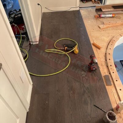 new hardwood install in home