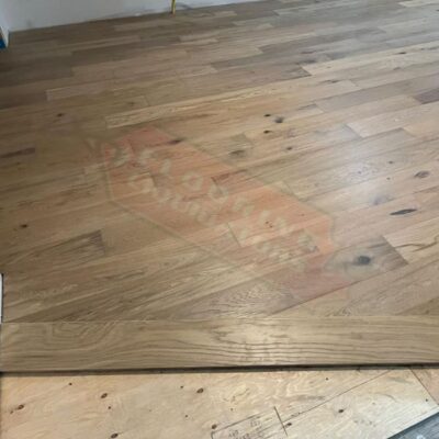 new house built with engineered hardwood flooring