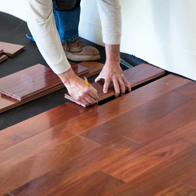 professional hardwood install