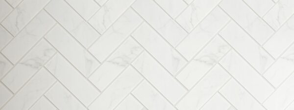 NESHADA - MARBLE - 2" X 6" STATUARIO HERRINGBONE