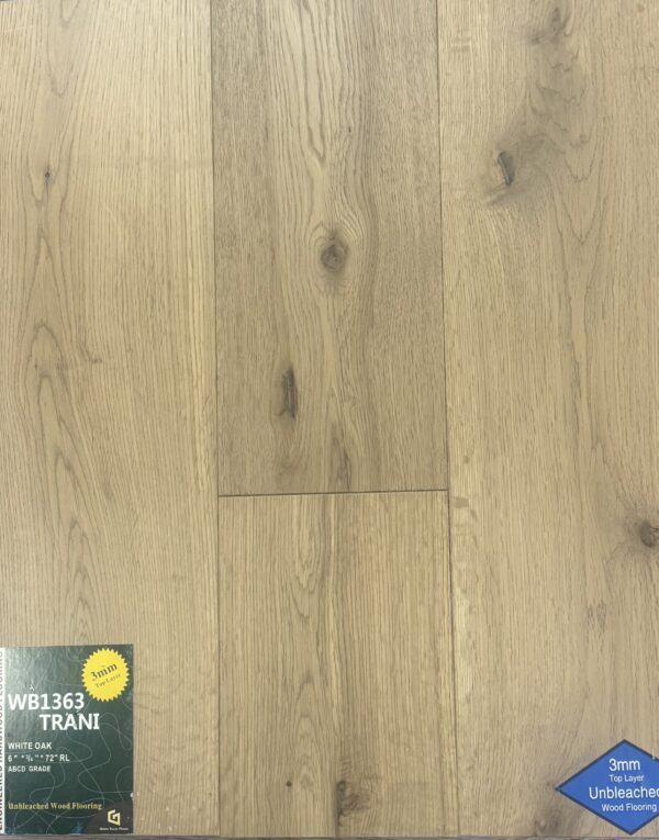GREEN TOUCH -  WHITE OAK - ELEGANCE - 6" X 18MM - T&G ENGINEERED