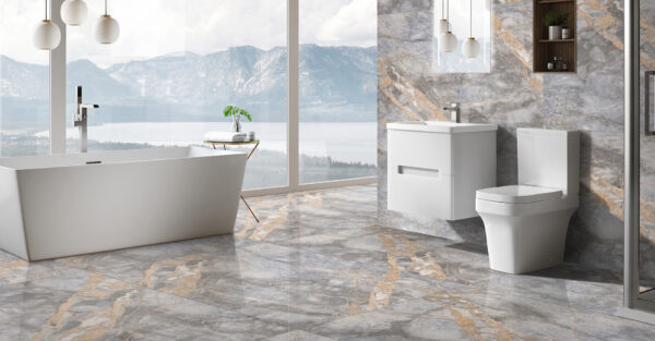 NESHADA  - PREMA - PACIFIC GRIGIO - 32" X 64" - PORCELAIN TILE