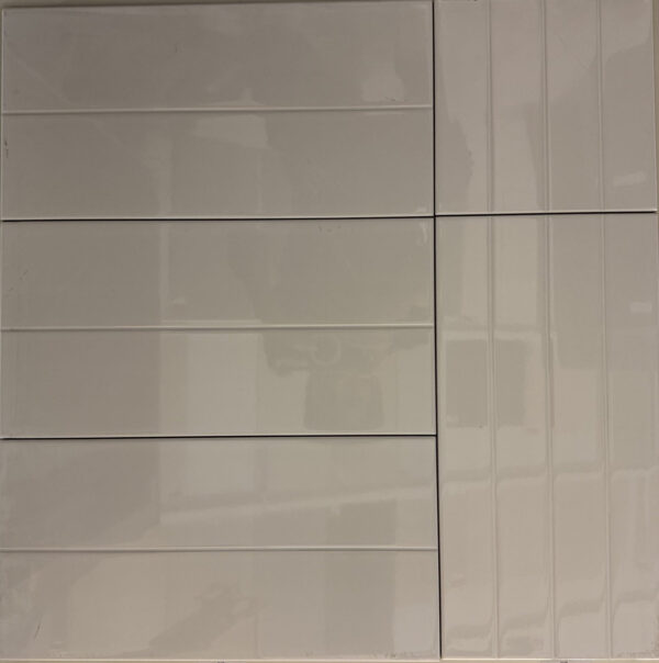 Bianco Lucido Linee 8 x 16 FL091 <br><br><b><span style="text-decoration: line-through;">$4.98 / Sqft</span></b>